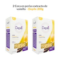 2 Cera en perlas extracto de vainilla 200g - Depile